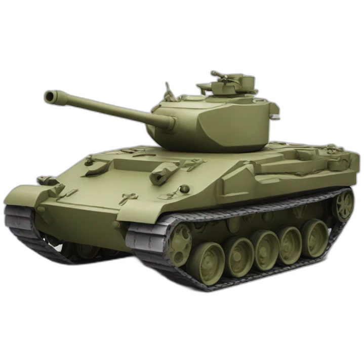 Tank qui tire emoji