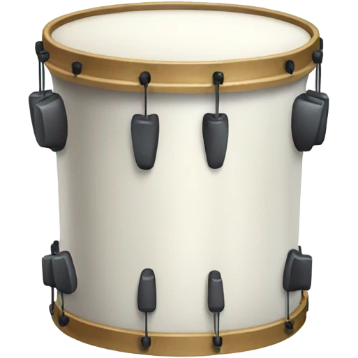 White drum emoji