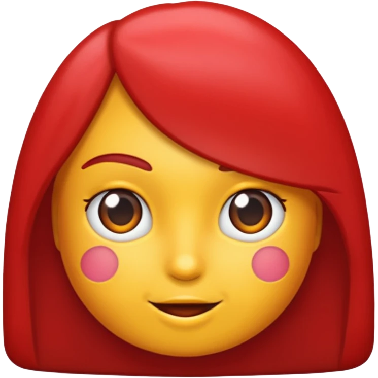 Planilha vermelha com papel emoji