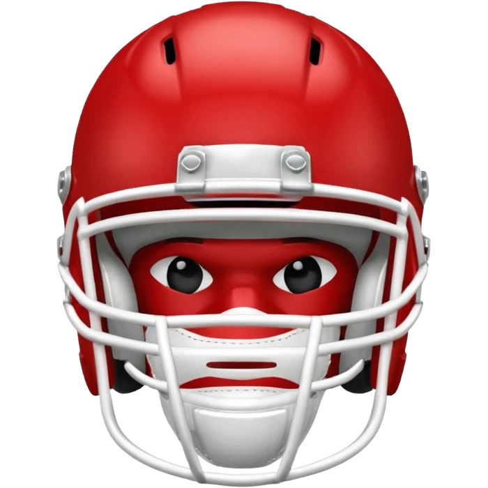 College football player helmet only emoji