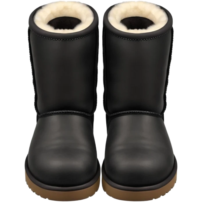 Black UGG boots emoji