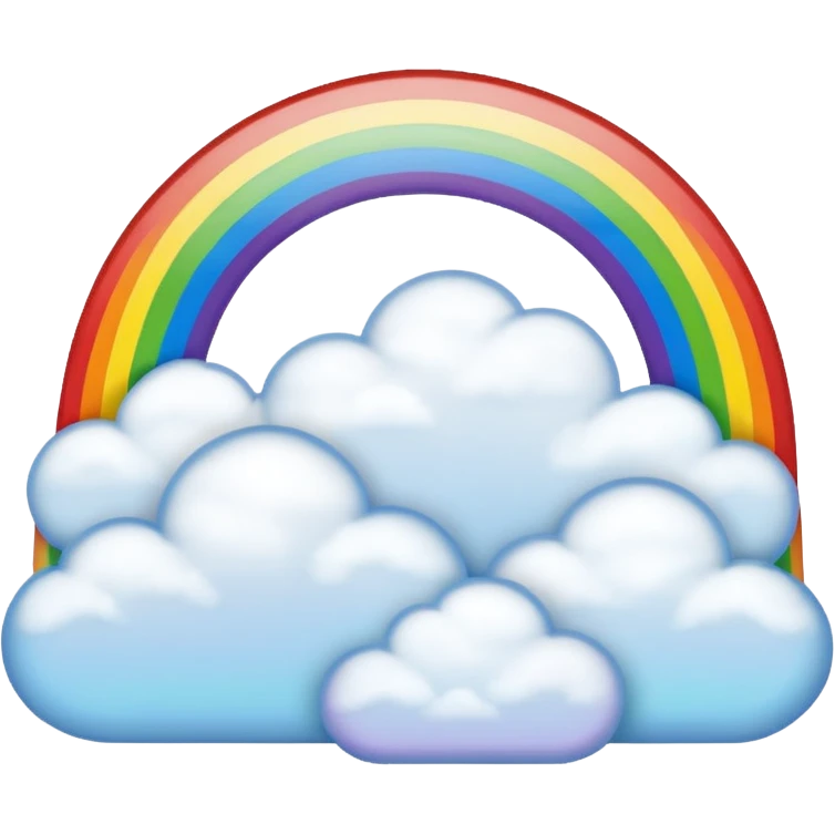 Cloud Rainbow emoji