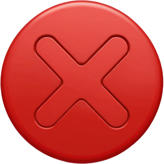 x button emoji