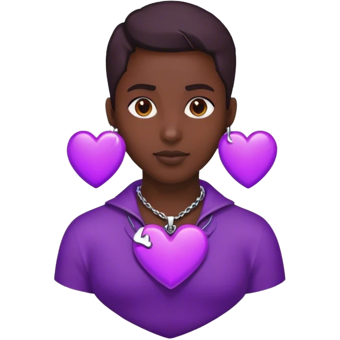 corazon lila emoji