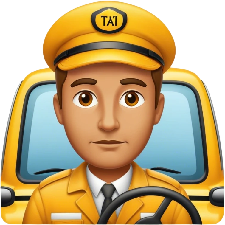 taxi driver emoji