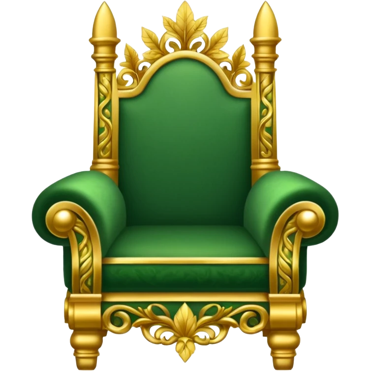 Throne with leaves emoji