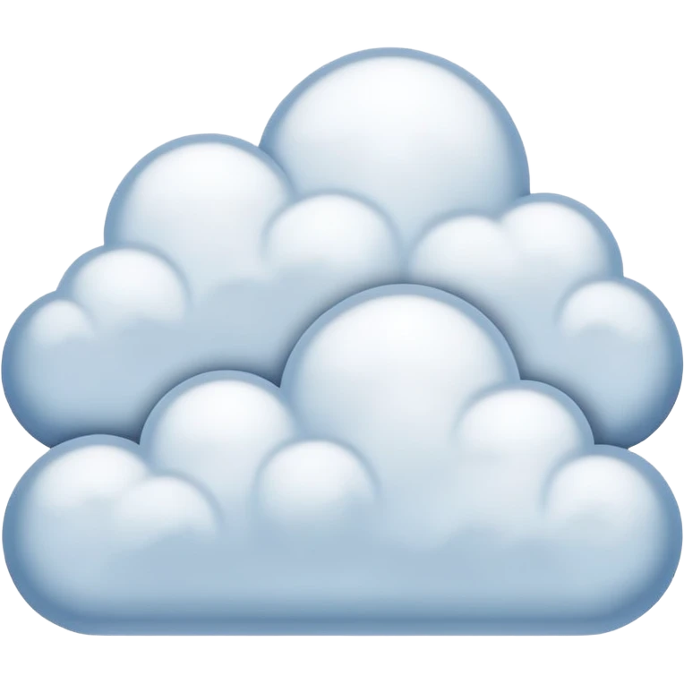 snowing clouds emoji