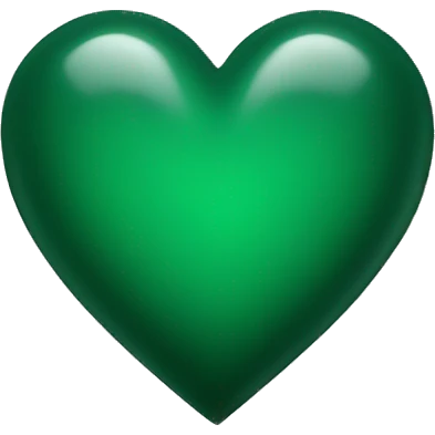 Dark Green Heart  emoji
