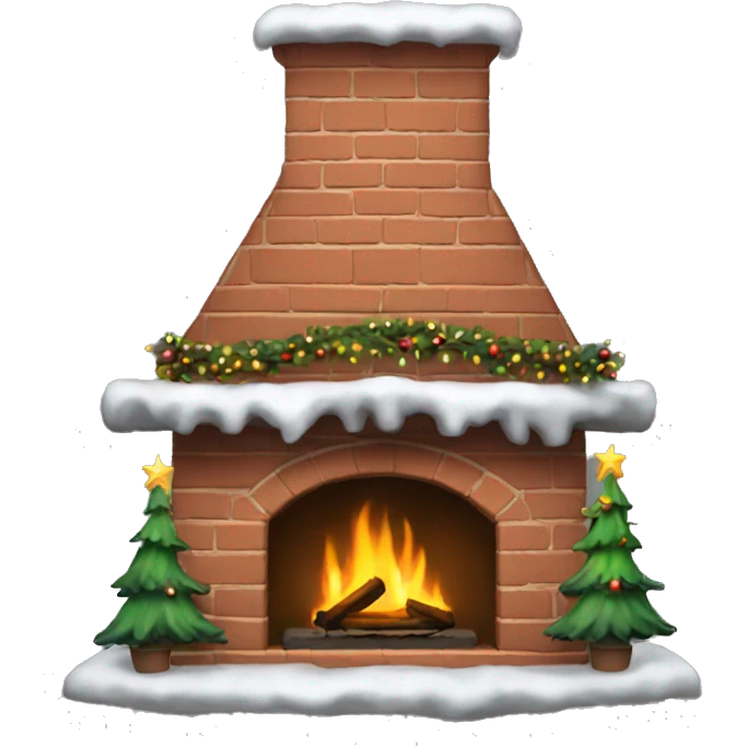 chrismas fireplace emoji