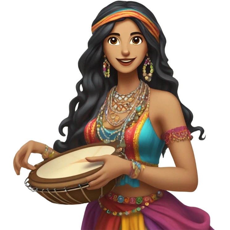 Gitana emoji