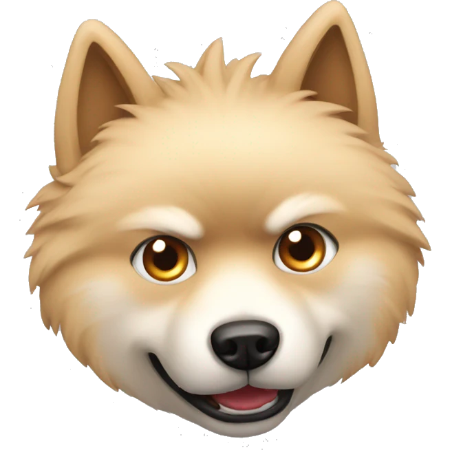 Spitz beige angry emoji