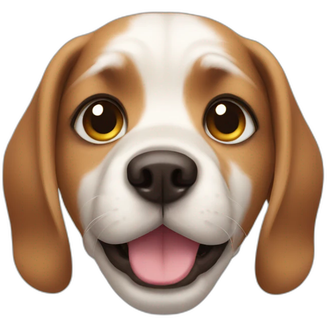 dog blink eye emoji