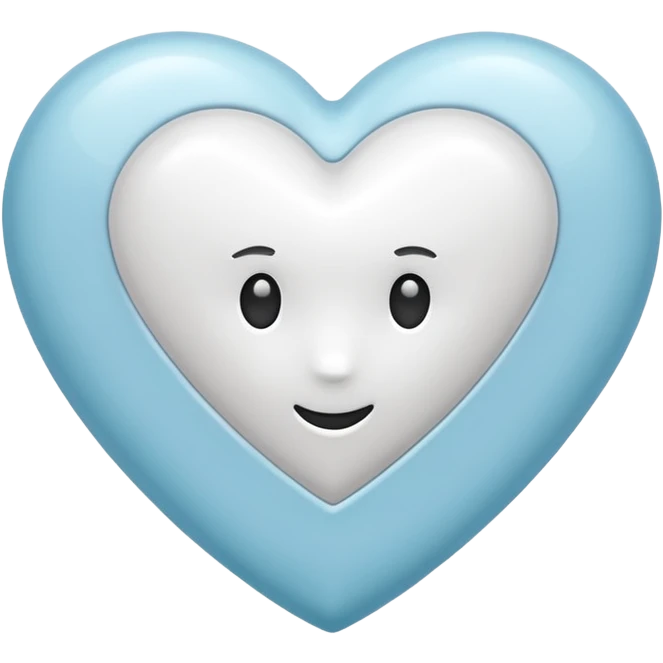White heart emoji