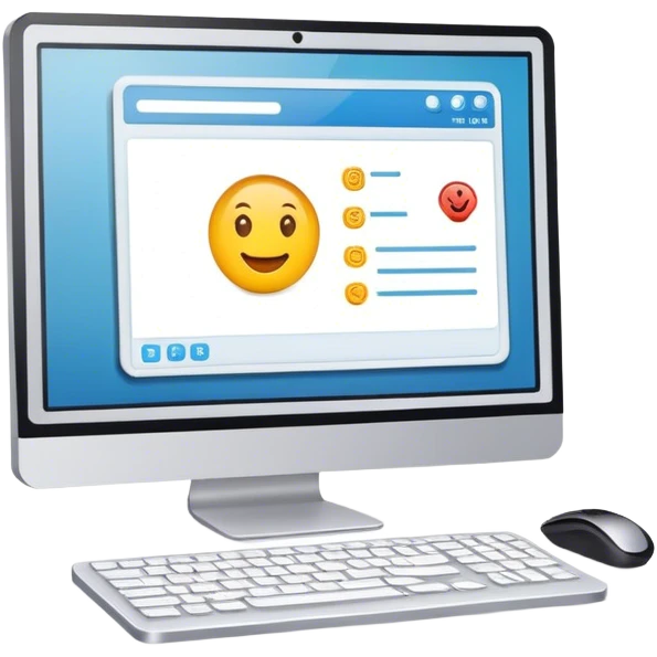 Online Training school emoji