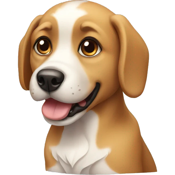 Cute dog emoji