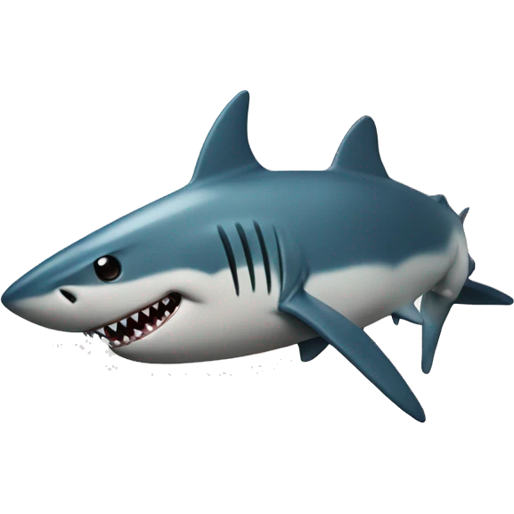 kai centat as a shark on a plate emoji