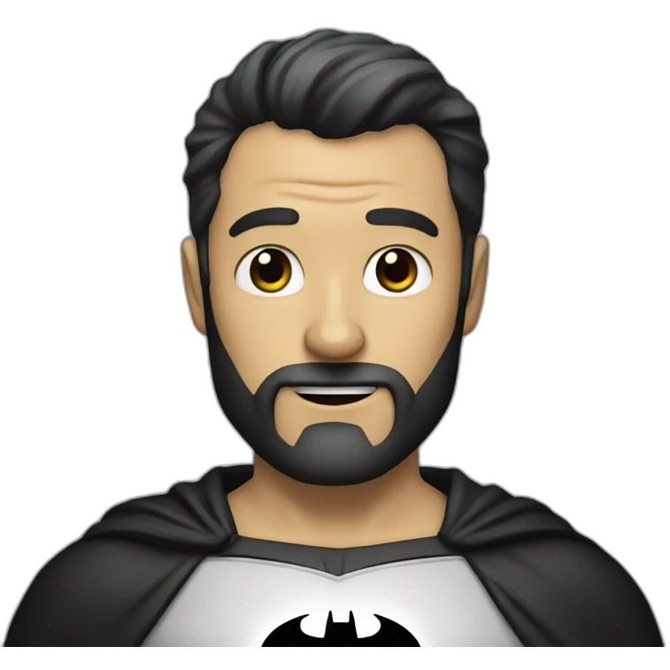 batman with beard emoji