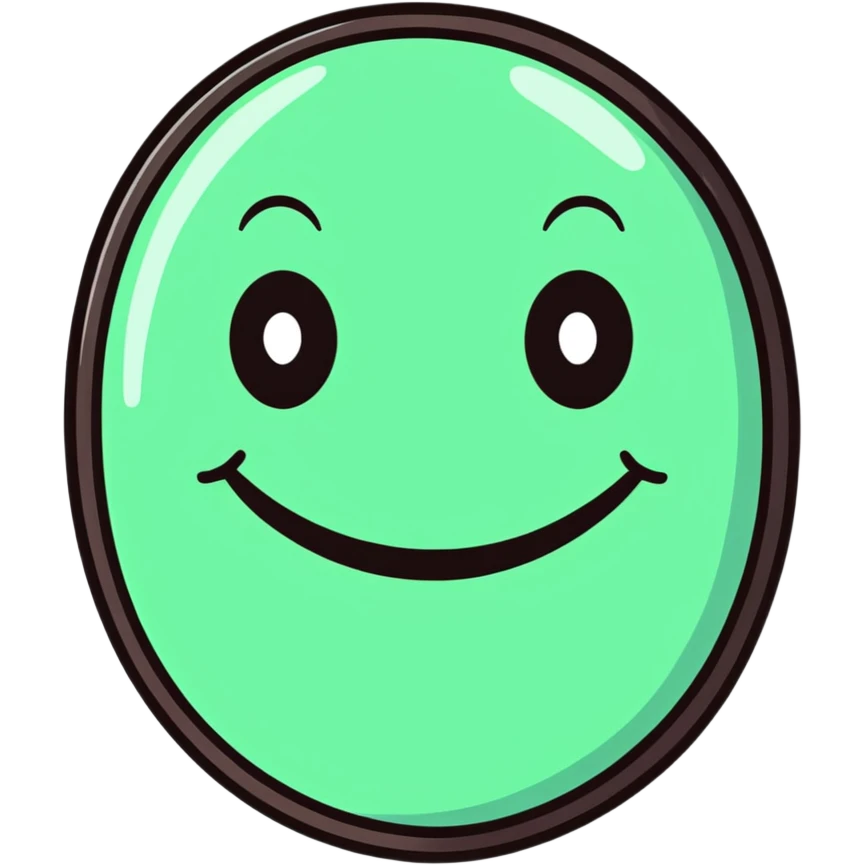 happy face, big smile, colorful emoji