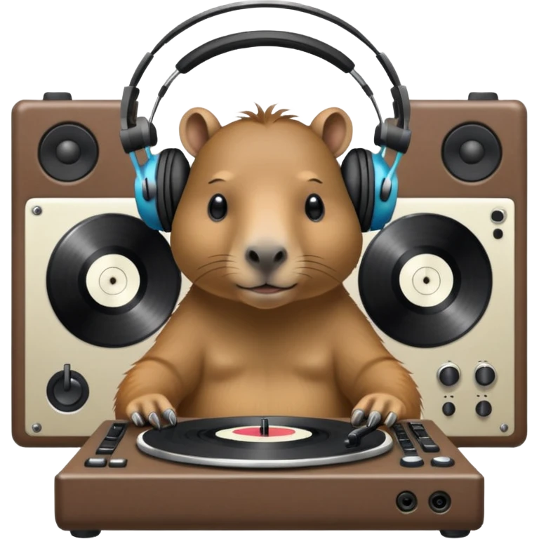 capybara dj emoji