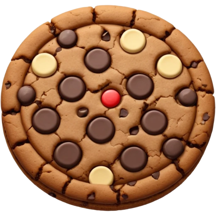 Chocolate cookie emoji