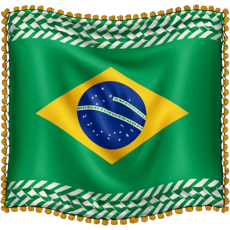 Brazil flag keffiyeh emoji