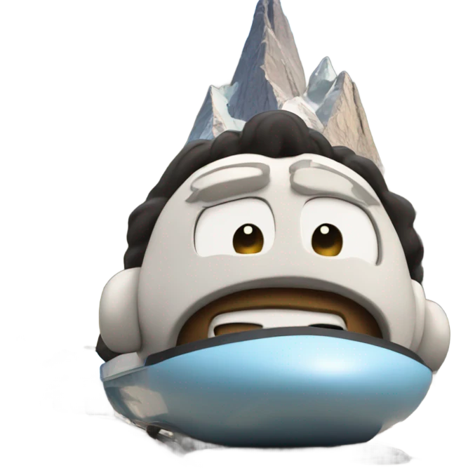 Matterhorn Bobsleds in disneyland  emoji
