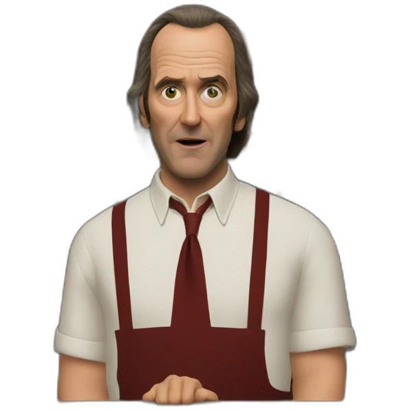 Bartender at the bar from the shining emoji