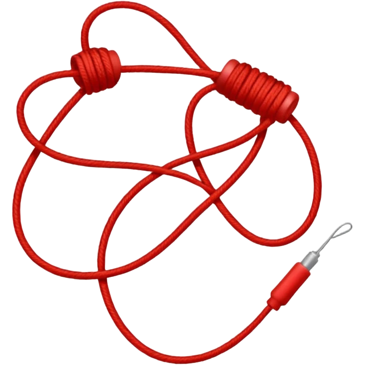 Red thread emoji