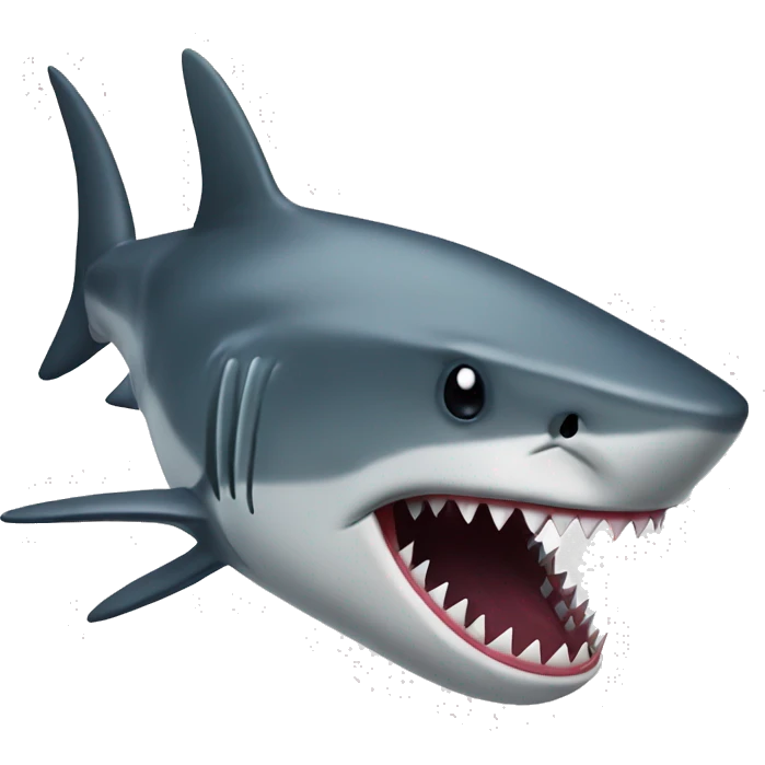 Mind blown shark emoji