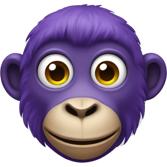 Purple monkey  emoji