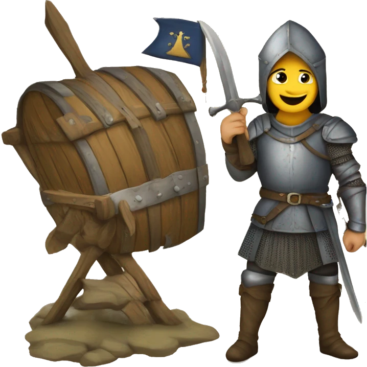 medieval night with notebook emoji