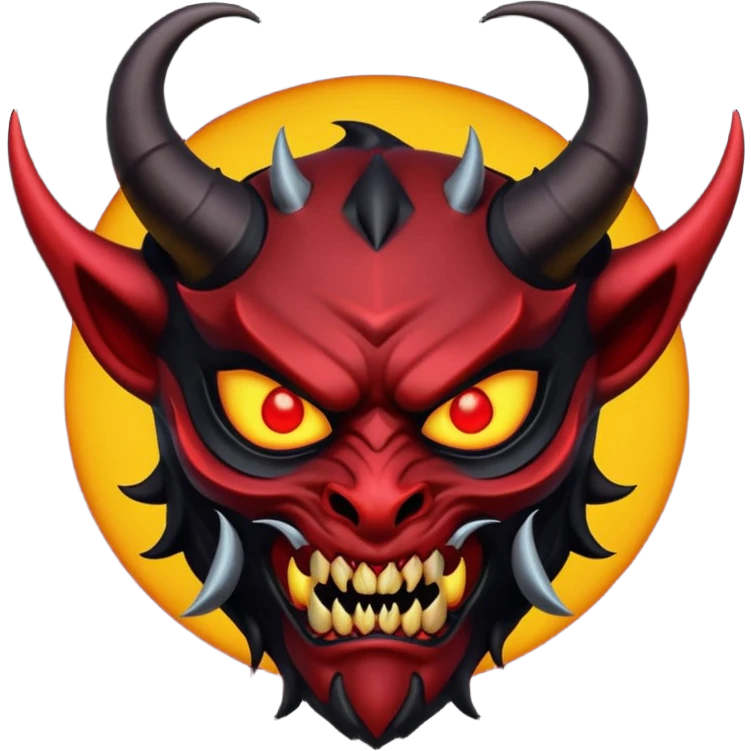 demon masqué emoji