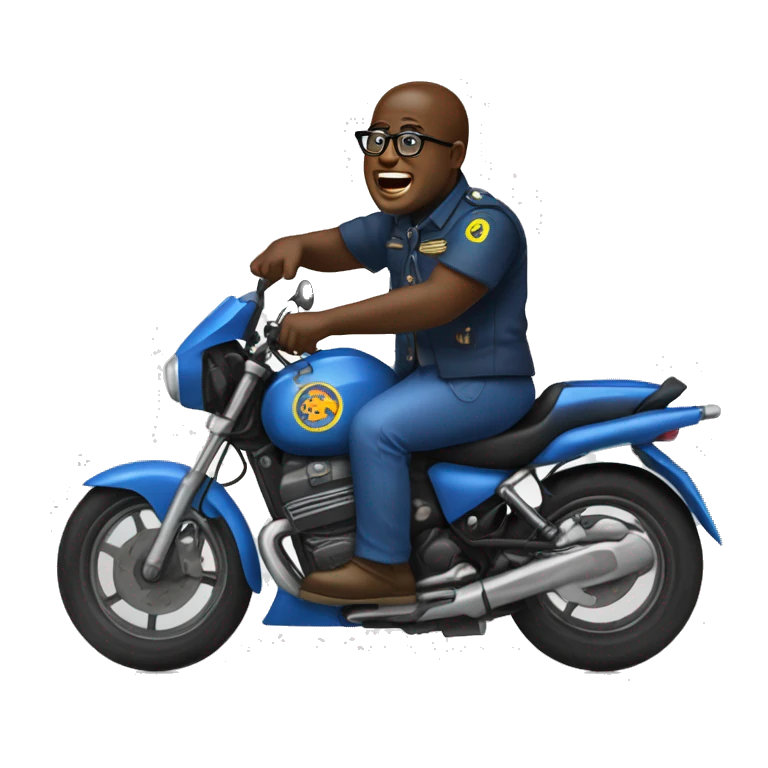 Tshisekedi sur une moto emoji