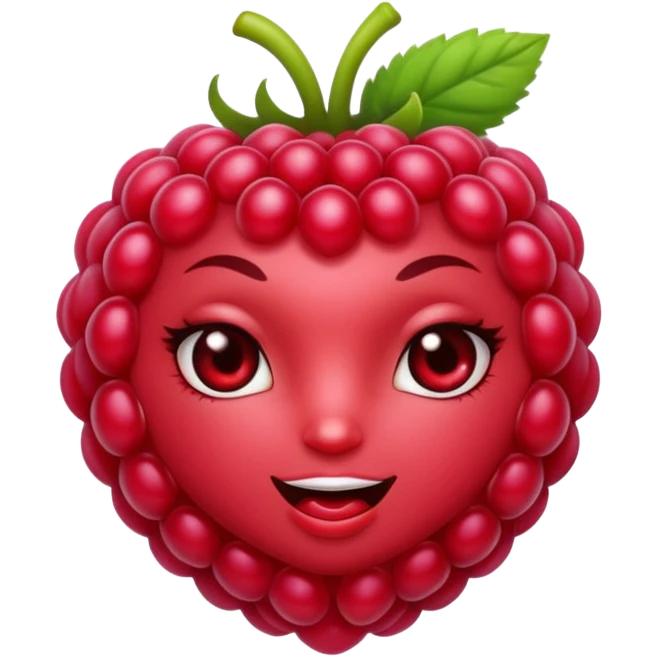 Sexy Raspberry Character emoji