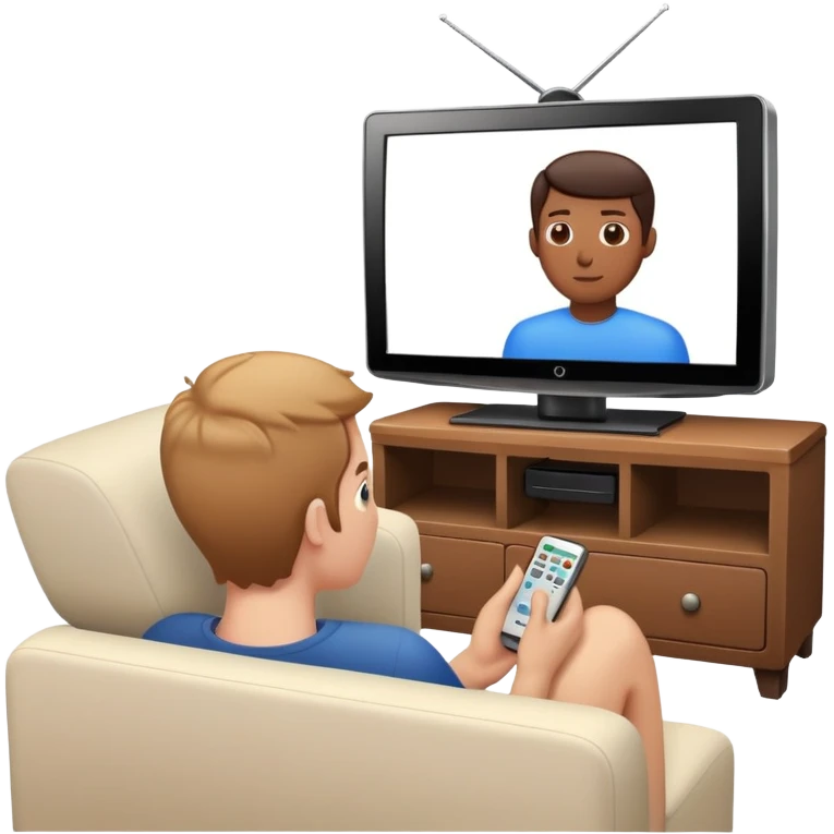 person watching TV emoji