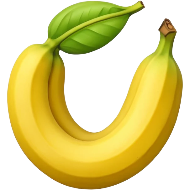 Crear un emoticón que tenga que ver con una variedad de Cambures , y que la paleta de colores sea la siguiente: Rojo Carmín, Amarillo, Amarillo Crema y Verde Pasto emoji