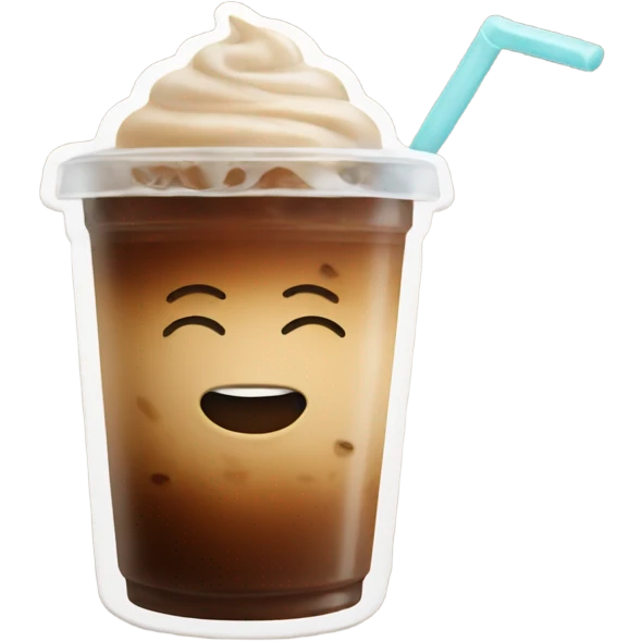 Iced coffee  emoji