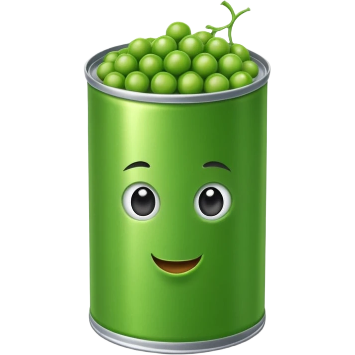 green peas can emoji