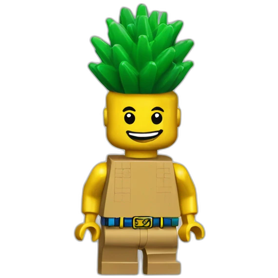 Lego spiky emoji