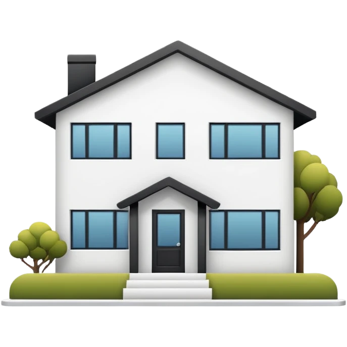 Clean aesthetic house  emoji