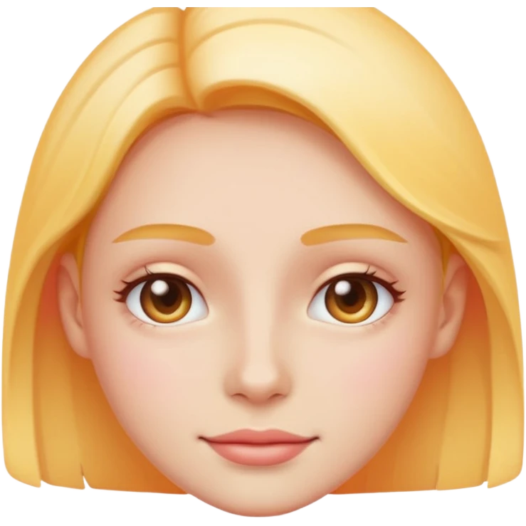 half face before and after glowing skin, minimal emoji illustration, pastel colors, smooth gradient emoji