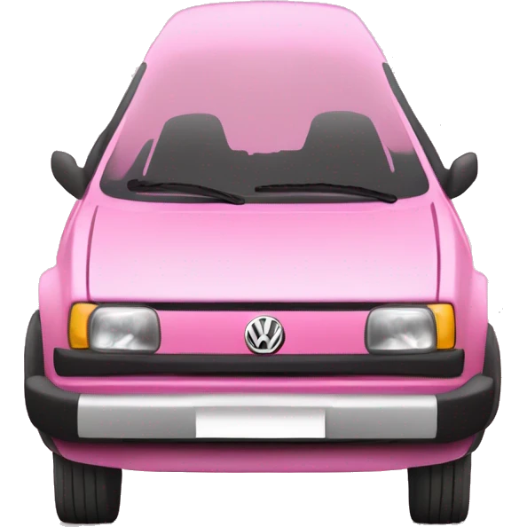 Pink Volkswagen Jetta  emoji
