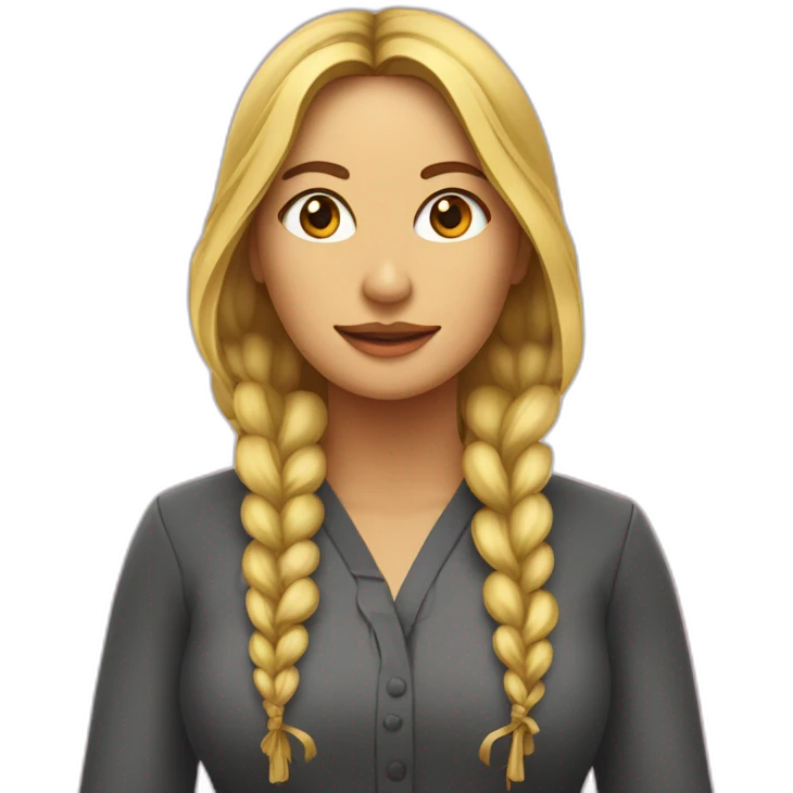 mujer-pelirroja-con-tijeras-papel-flor emoji