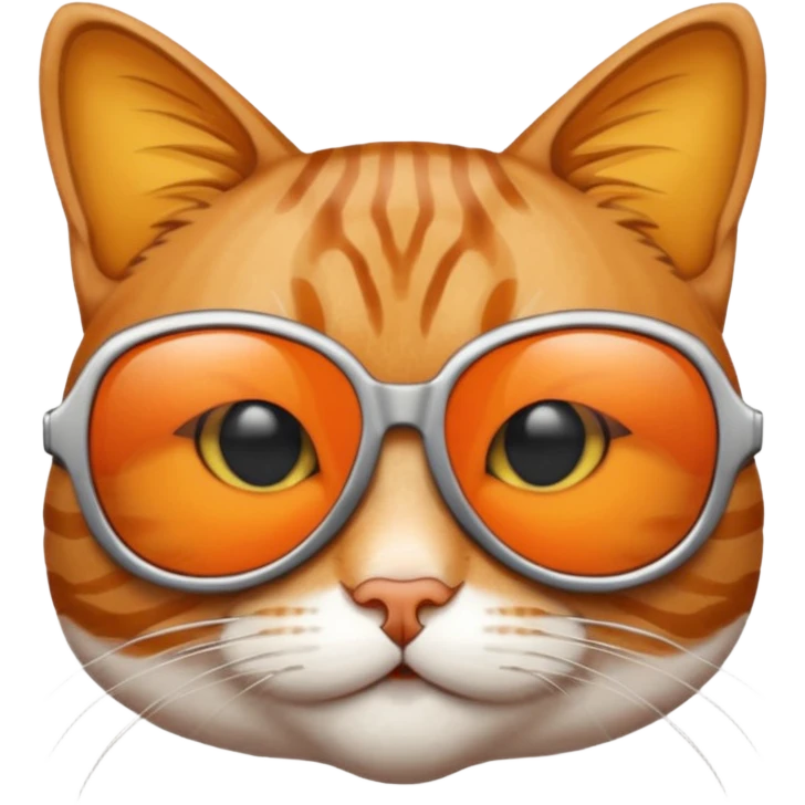 Cat wearing sunglasses emoji