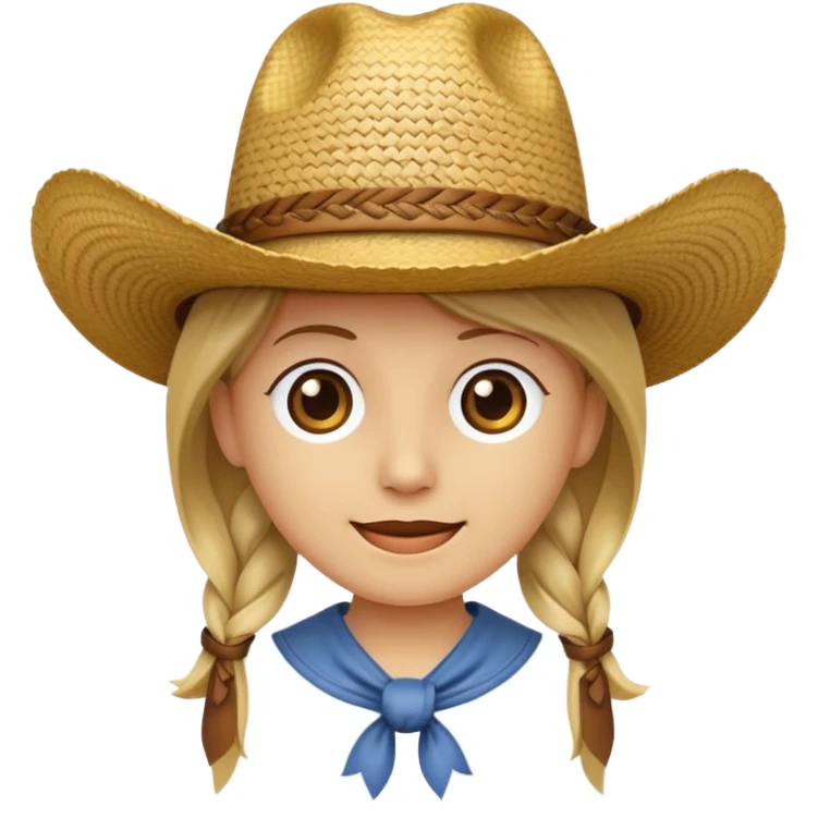 Straw cowboy hat  emoji