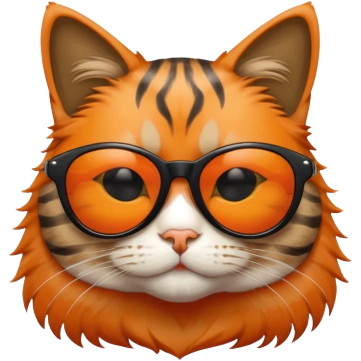 Cat wearing sunglasses emoji