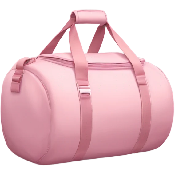Light pink sports bag  emoji
