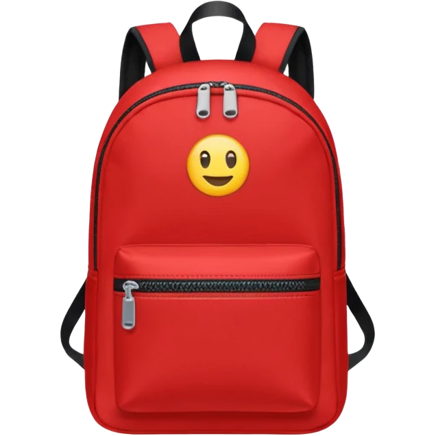 red small backpack emoji
