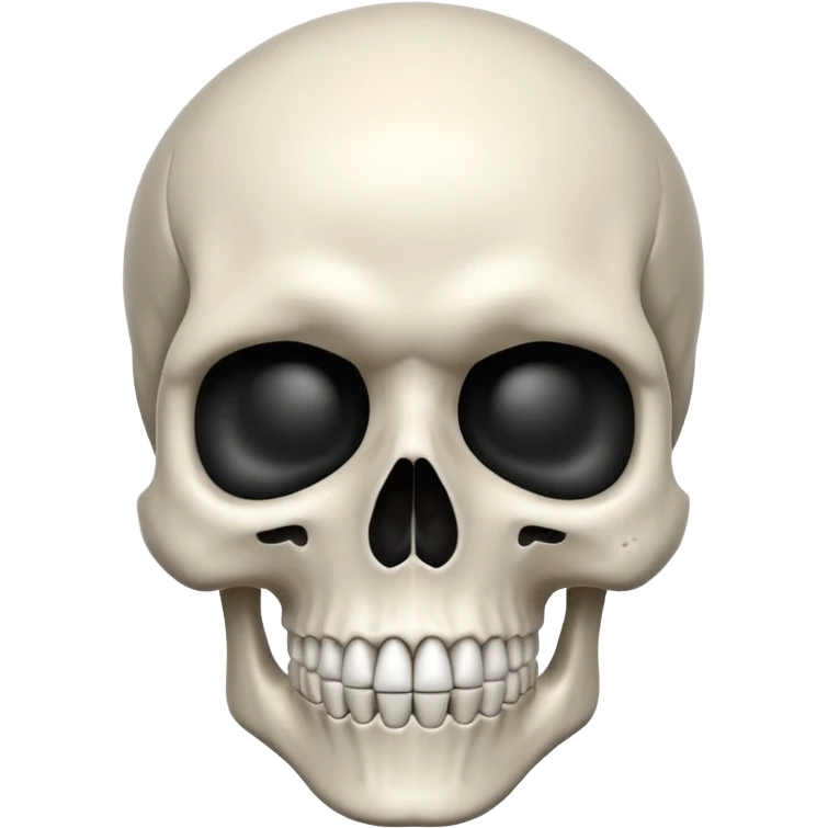 Create a skull ☠️ but without the crossbones emoji