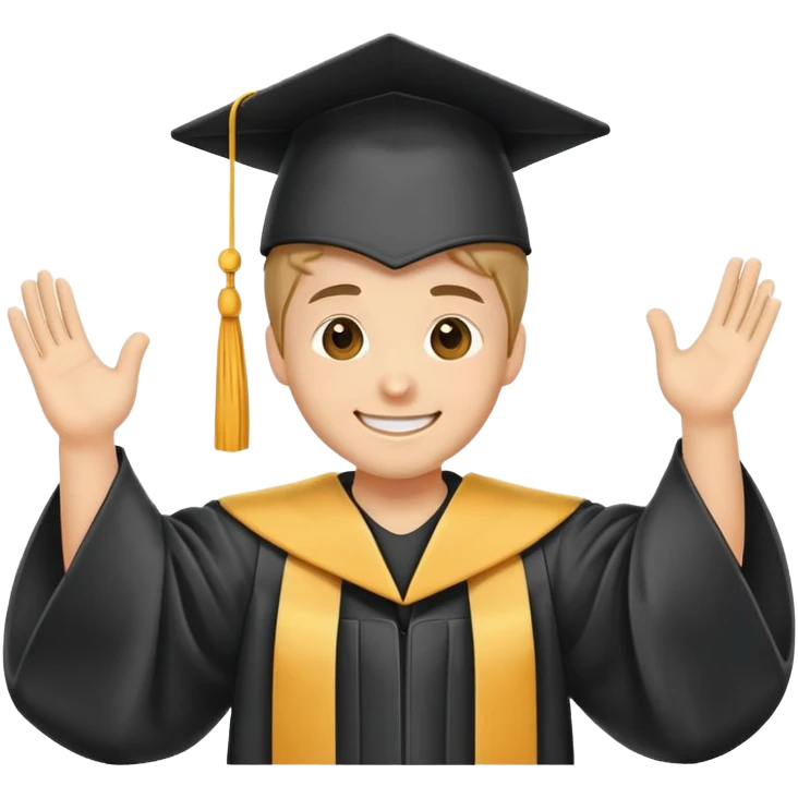 Graduation emoji